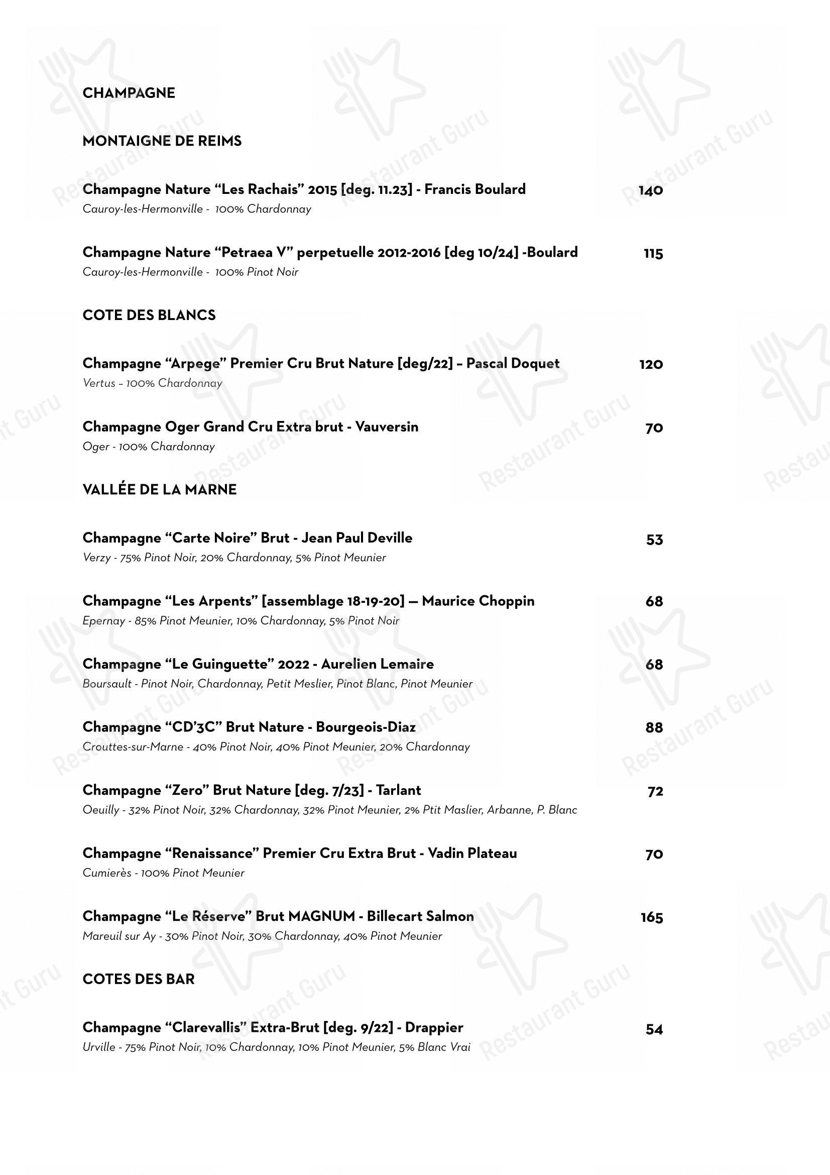 Menu per Luce Ristorante in Perugia