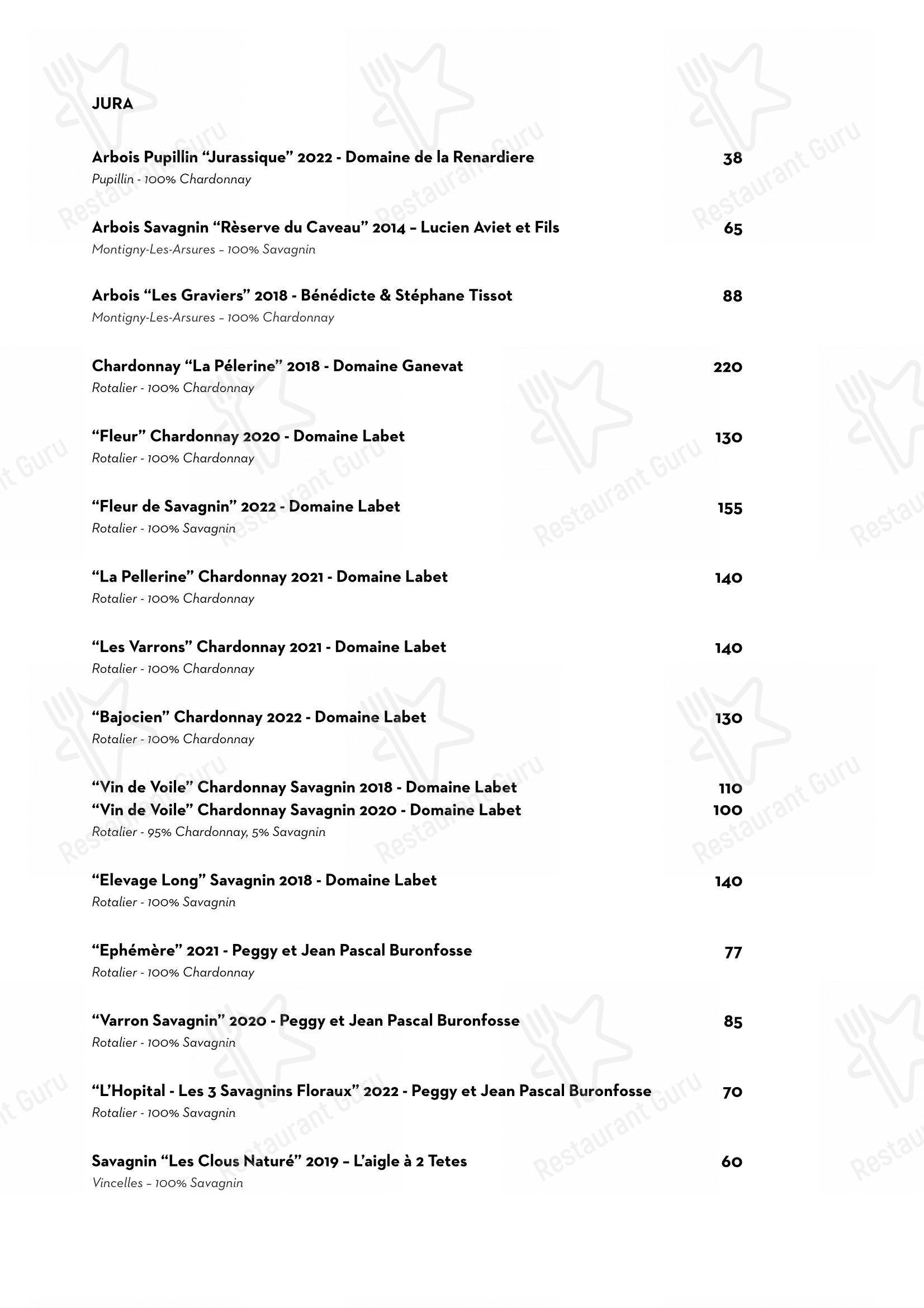 Menu per Luce Ristorante in Perugia