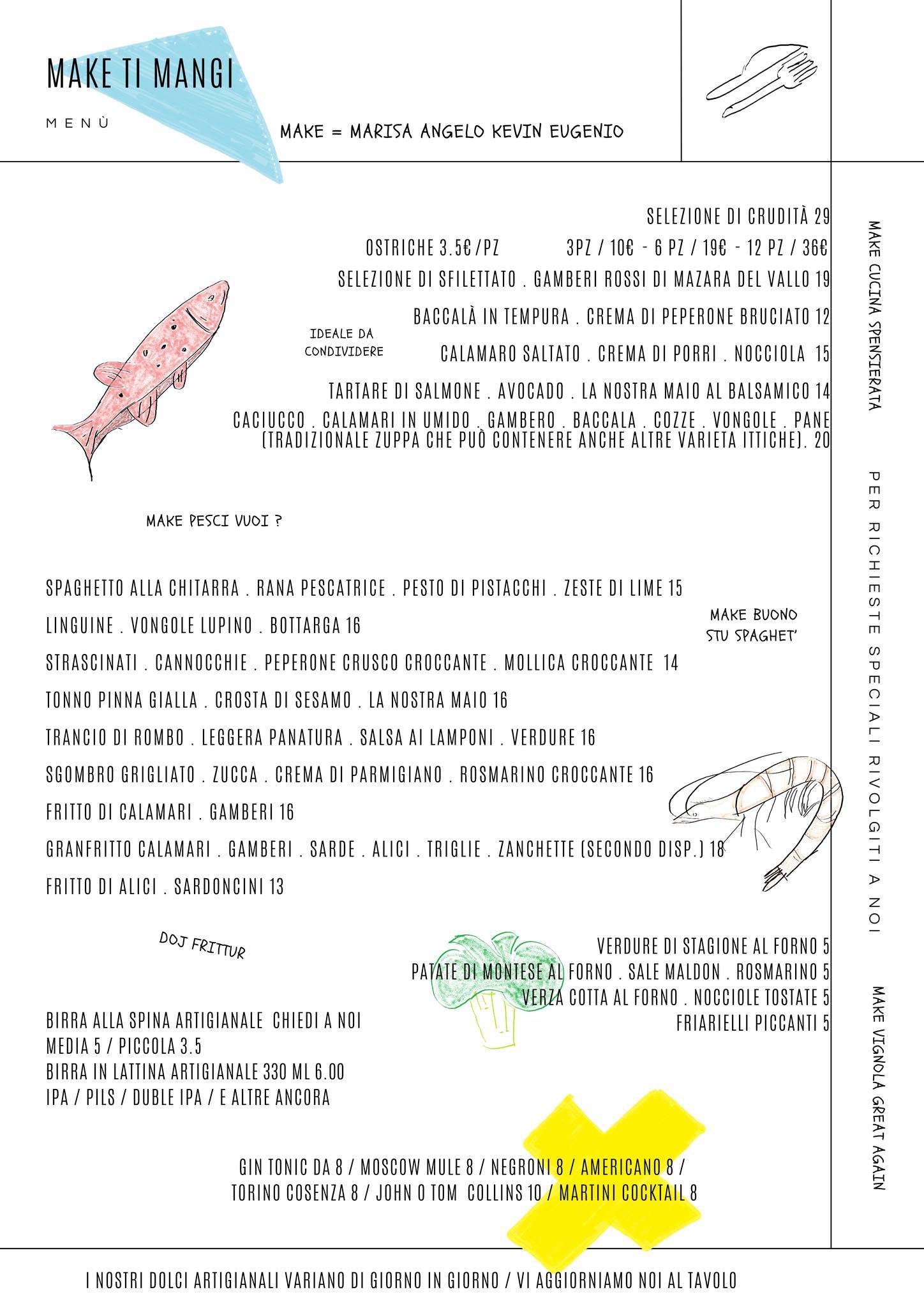 Menu di MAKE 