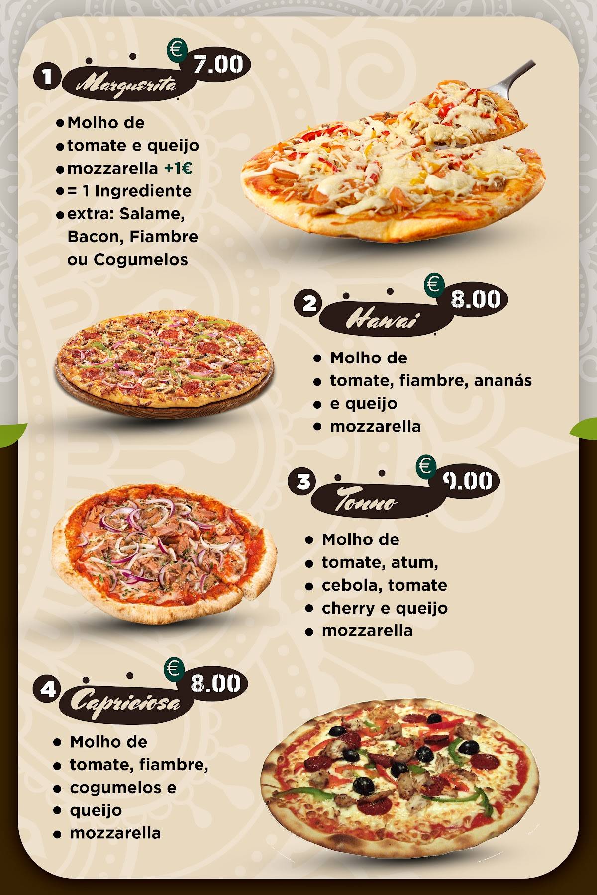 Menu at Magic Masala restaurant, Caneças