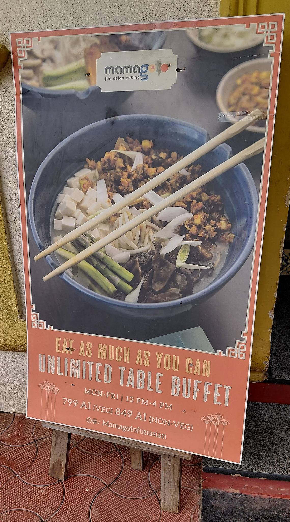 Mamagoto X Lucky Cat Bar menu