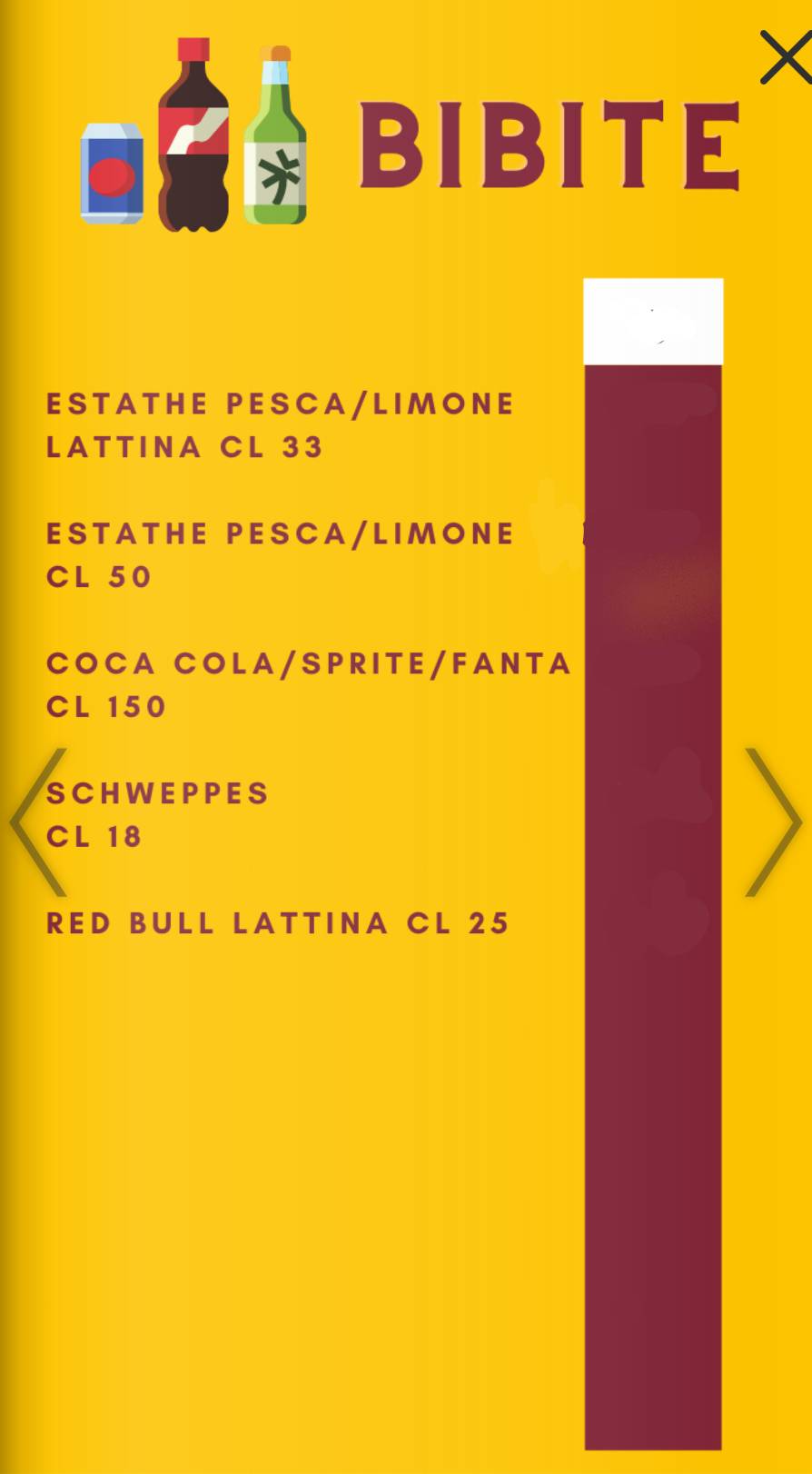 Menu di Manidas Pizzeria & Barbecue 