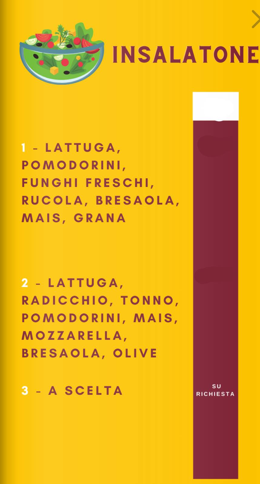 Menu di Manidas Pizzeria & Barbecue 