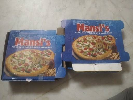 Mansi Pizza menu