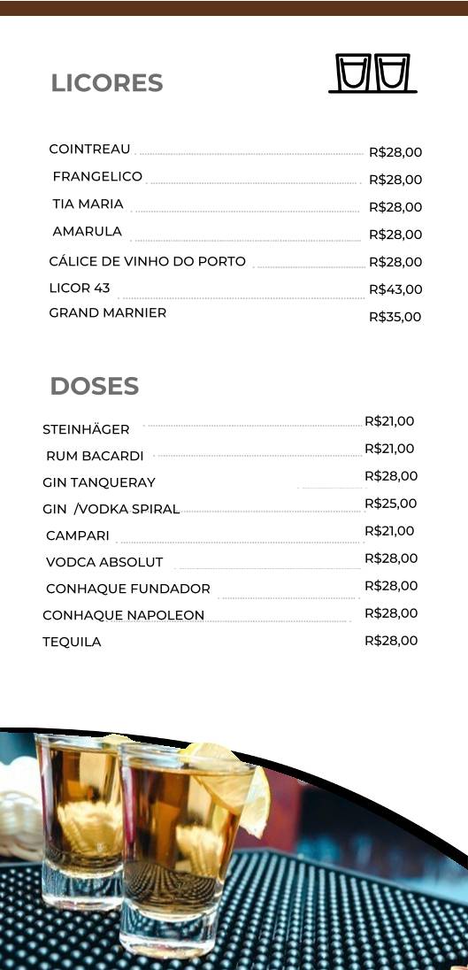 Mar Mineiro Restaurante - Macacos cardápio