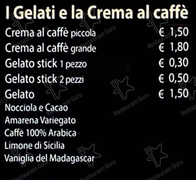 Menu di McCafé 