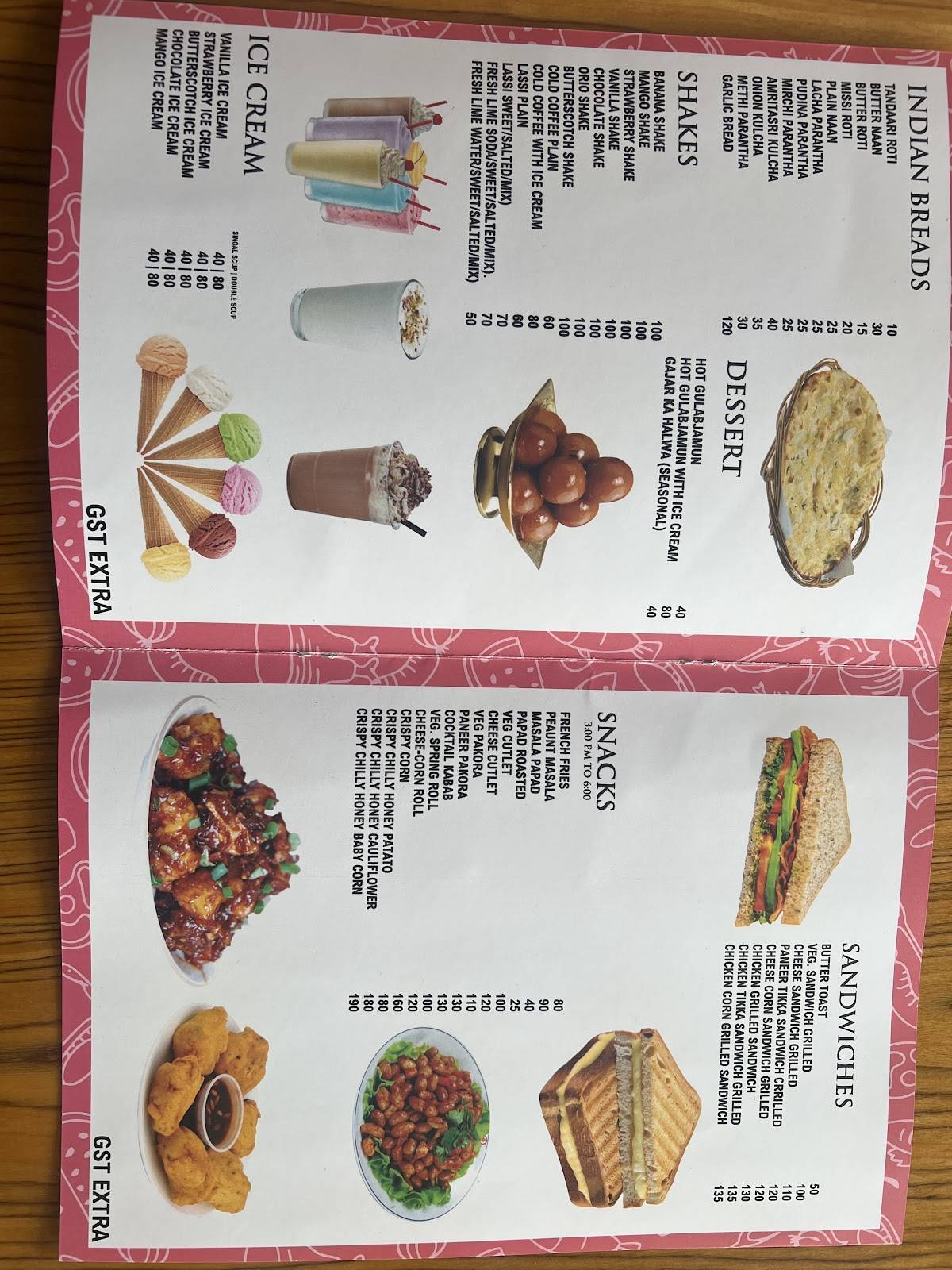 Mehta Food Hub menu
