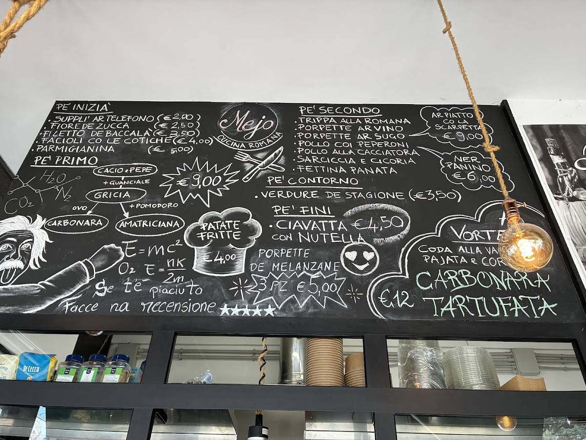 Menu di Mejo ! "Cucina Romana" 