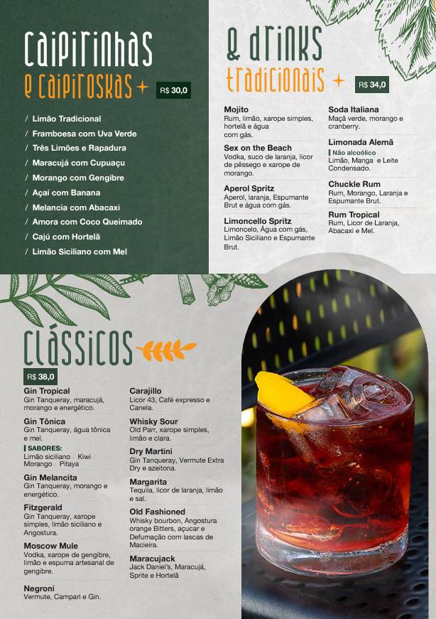 Merak Gastrobar cardápio