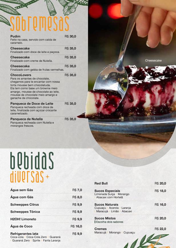 Merak Gastrobar cardápio