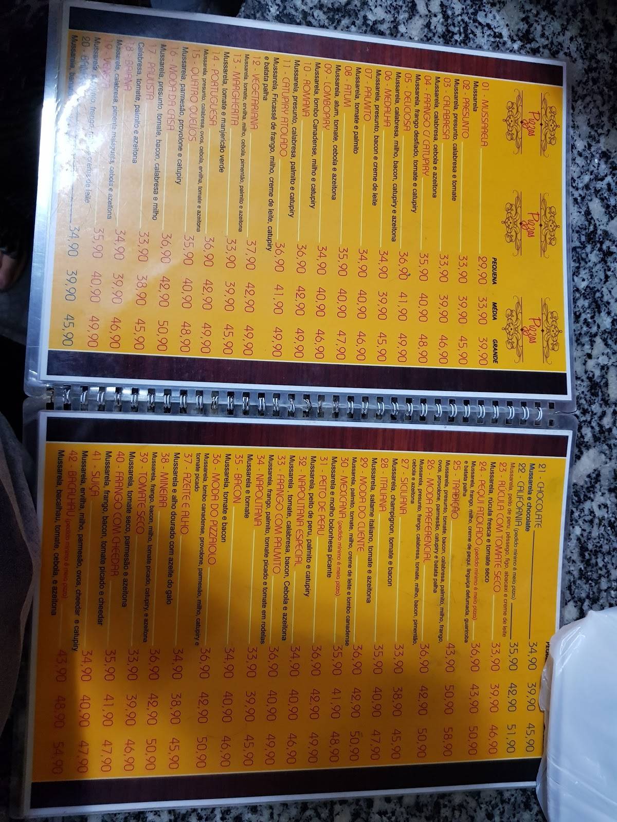 Mercado do Hamburguer cardápio