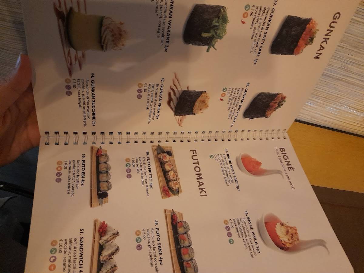 Menu di Wave Sushi Lab 