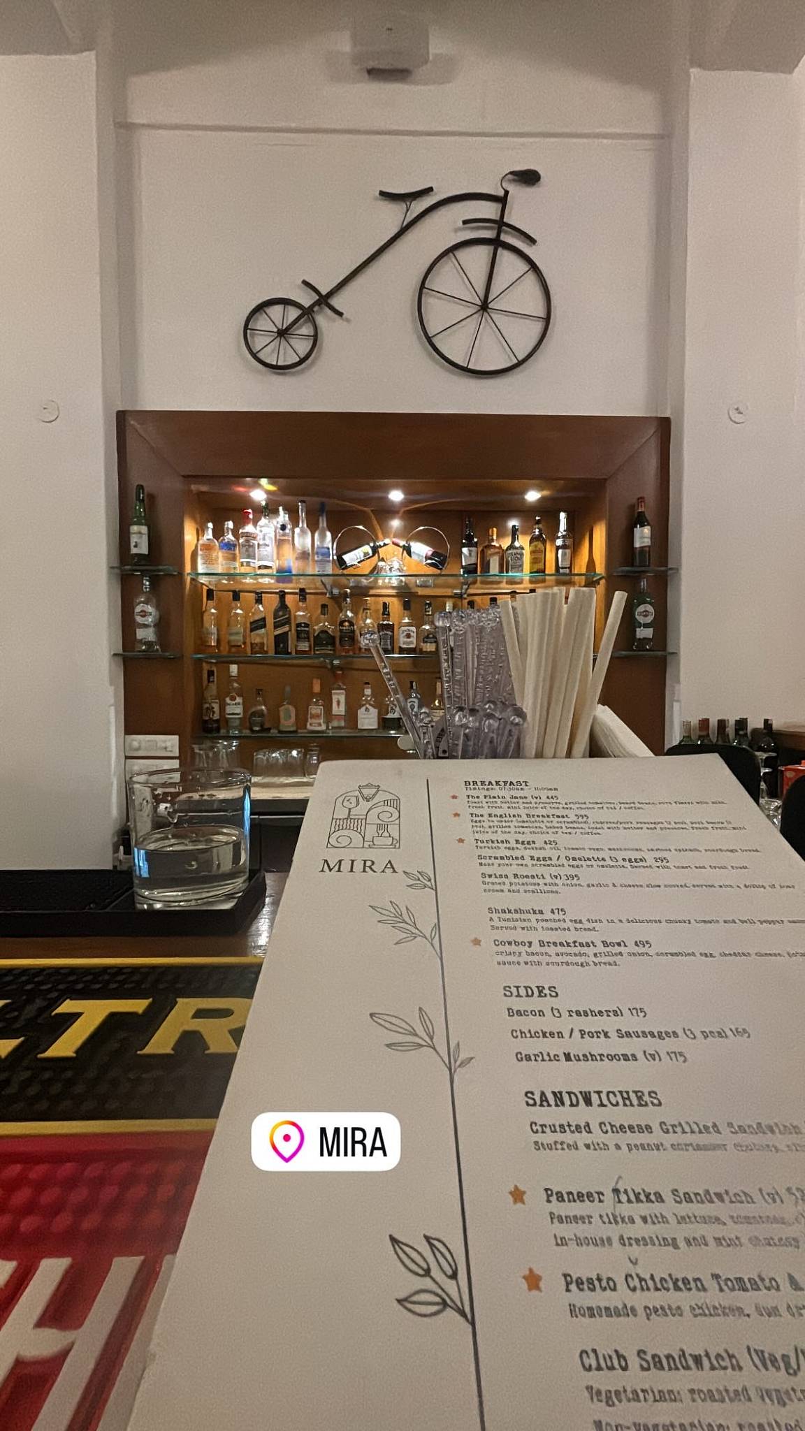 Mira menu