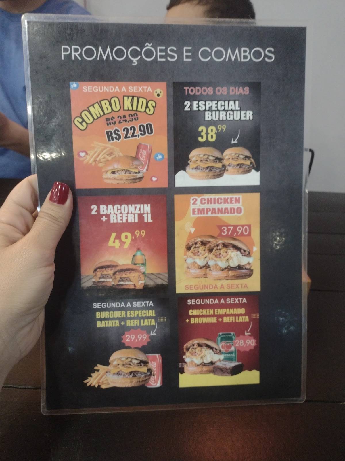 Mk Good Burguer cardápio