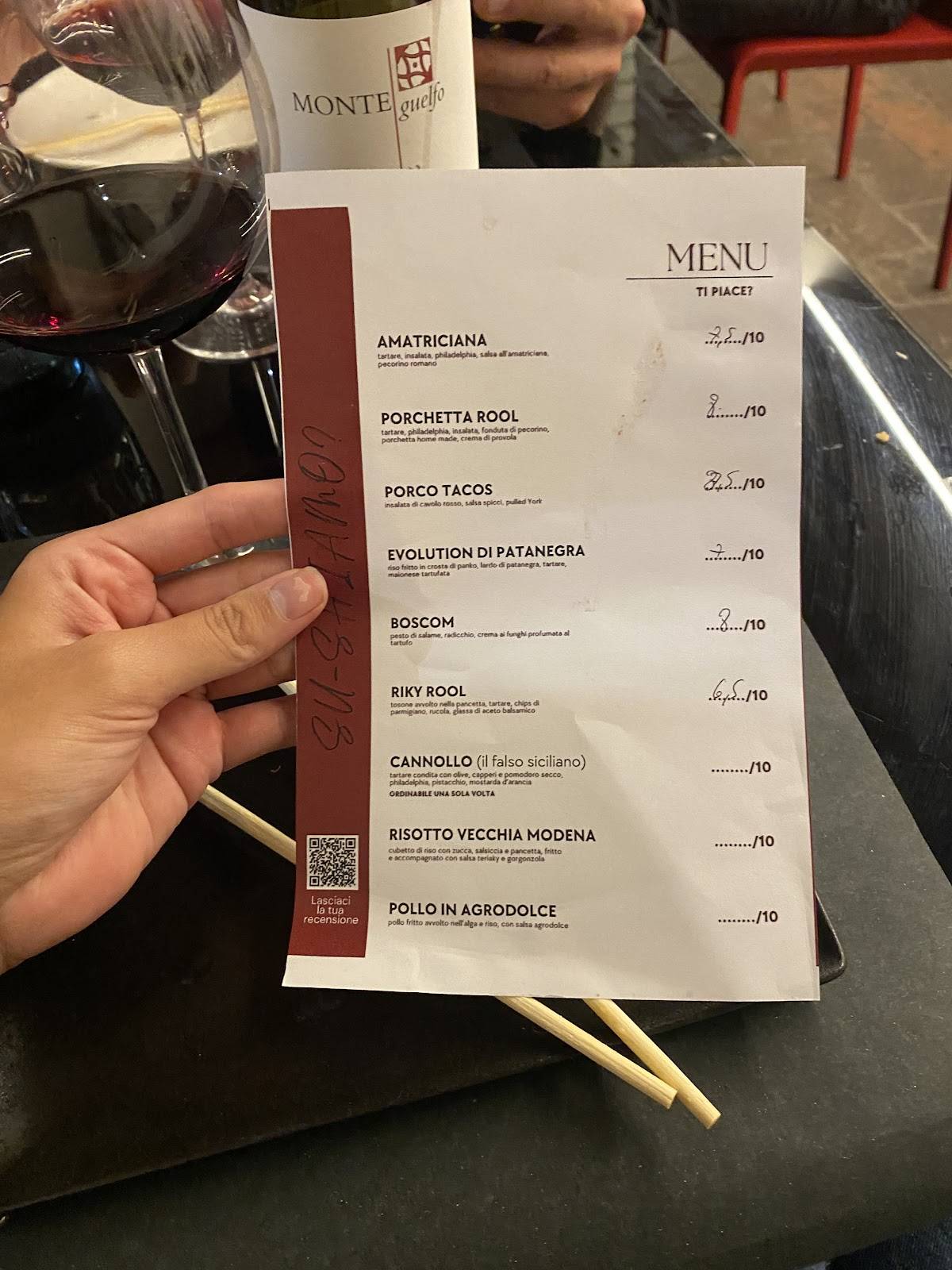 Menu di Mattatoio Steak Hall 