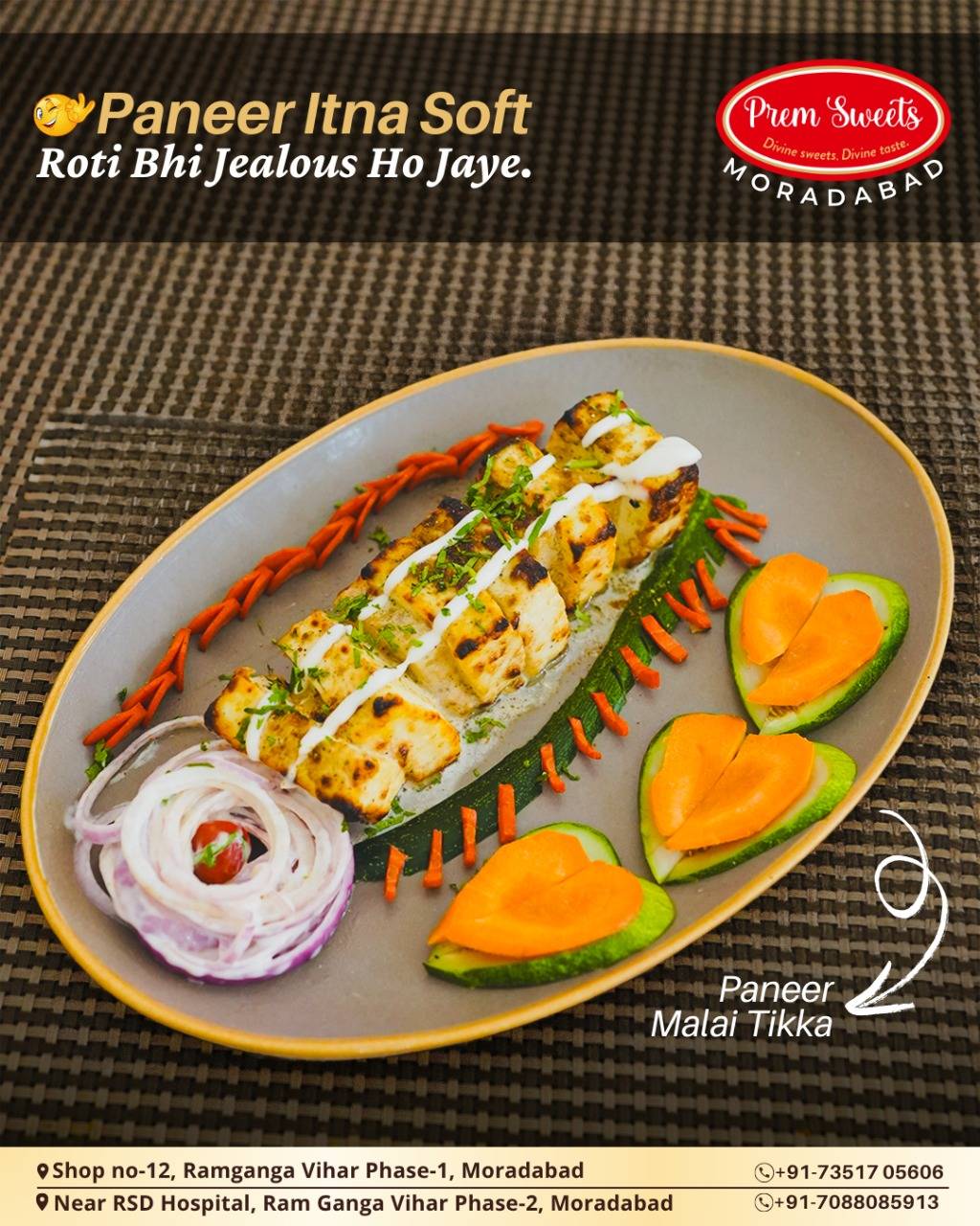 Prem Sweets And Bakers menu