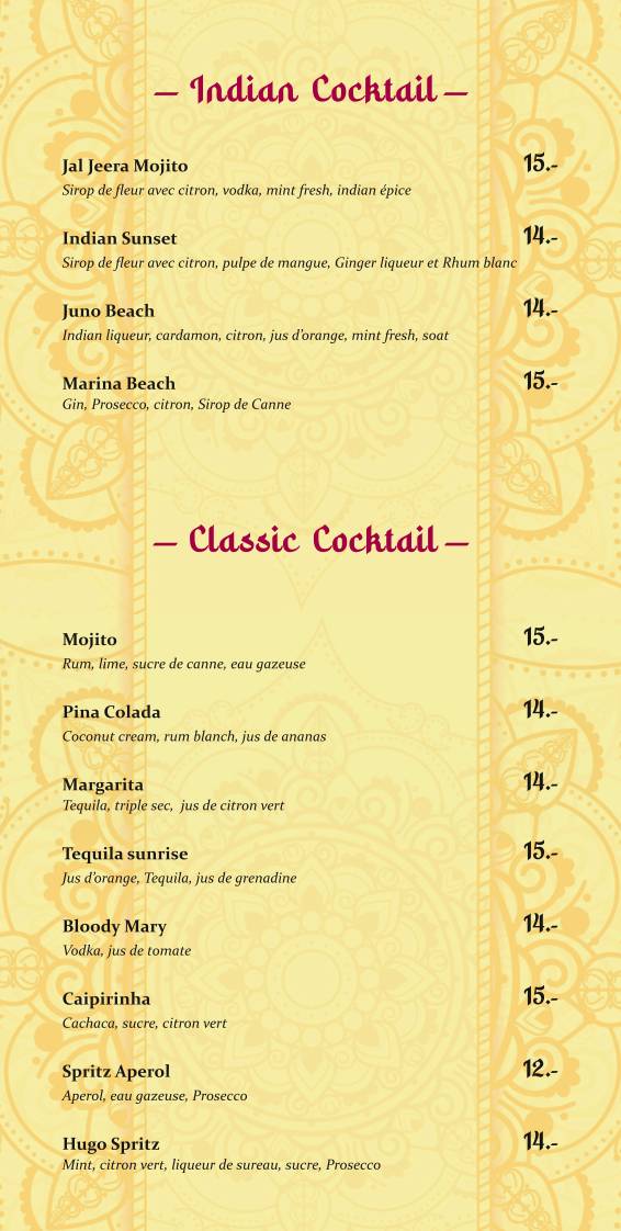 Menu di Mr. Pal - Indian Restaurant(halal food)50% off on direct reservation(only card menu)
