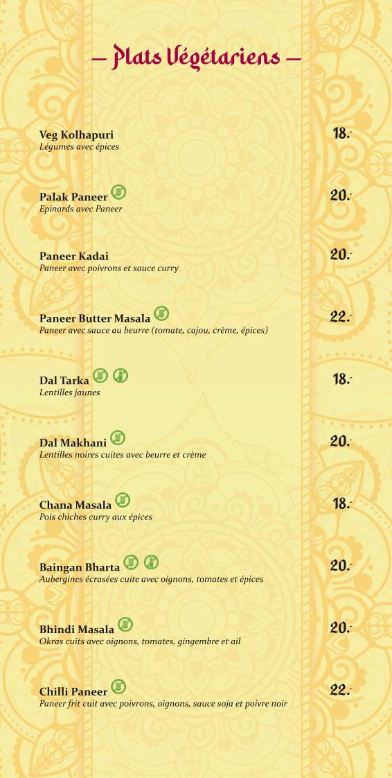 Menu di Mr. Pal - Indian Restaurant(halal food)50% off on direct reservation(only card menu)