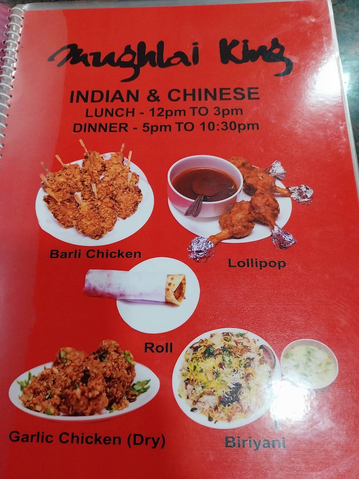 Mughlai King menu