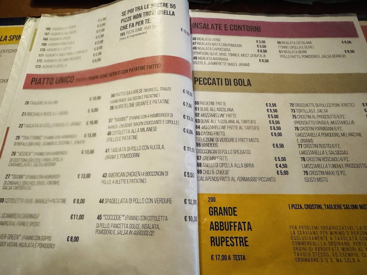 Menu di Mulligan's Pub 