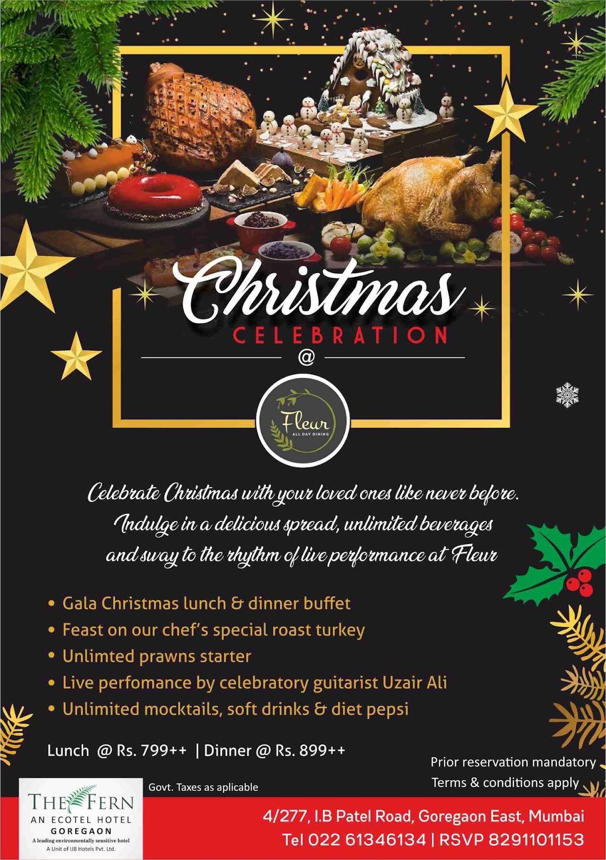 Fleur Restaurant - The Fern Hotel Goregaon menu