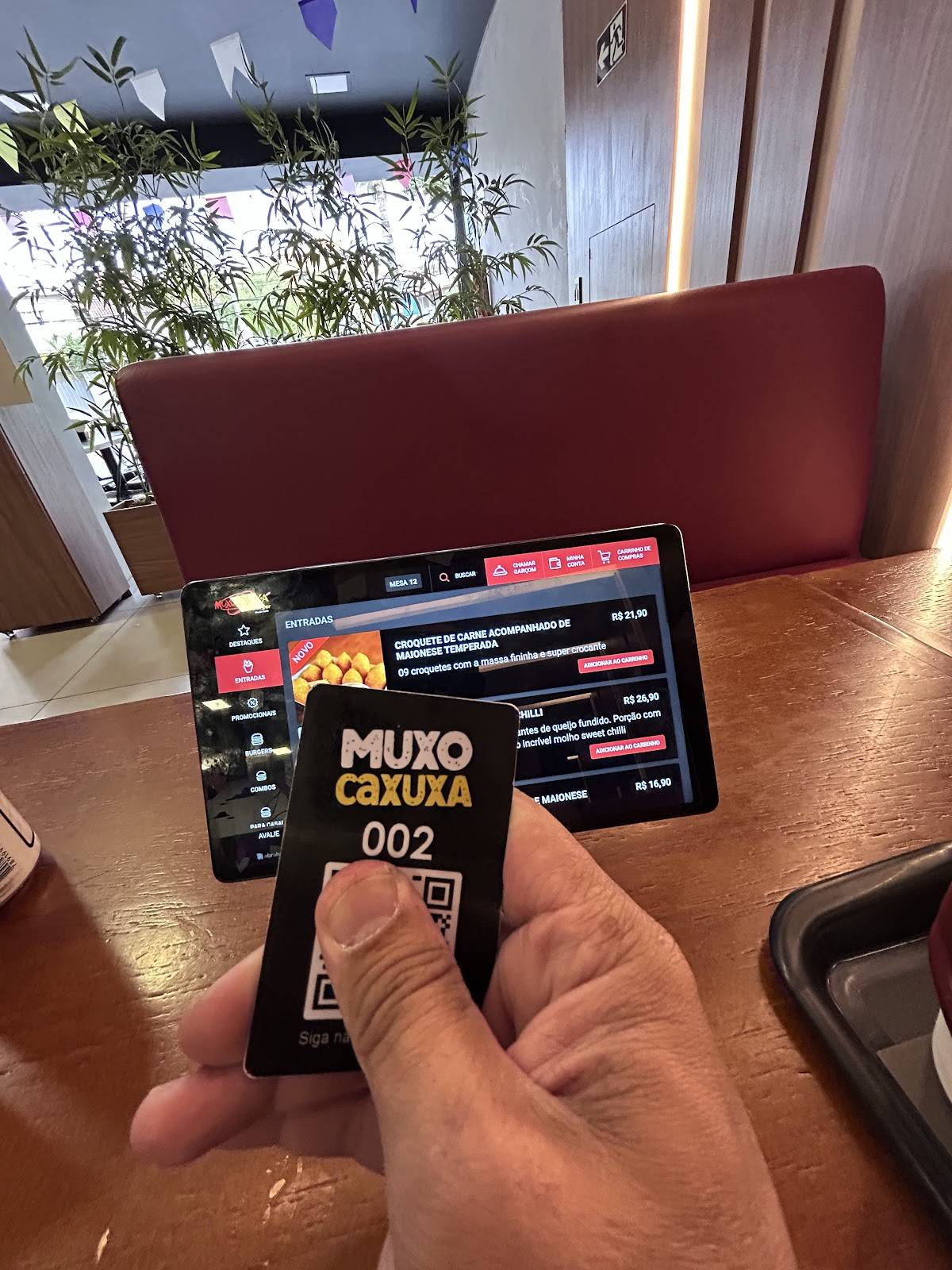 Muxocaxuxa Delivery - Contagem cardápio