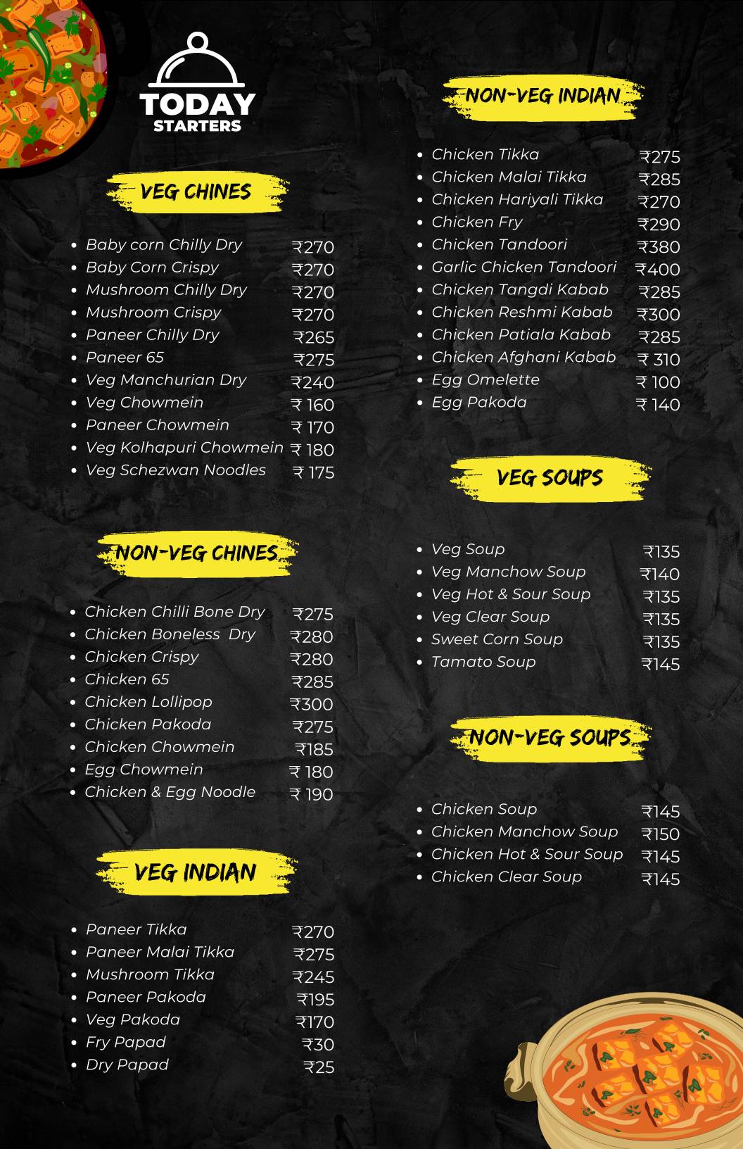 My First Flight Restaurant menu