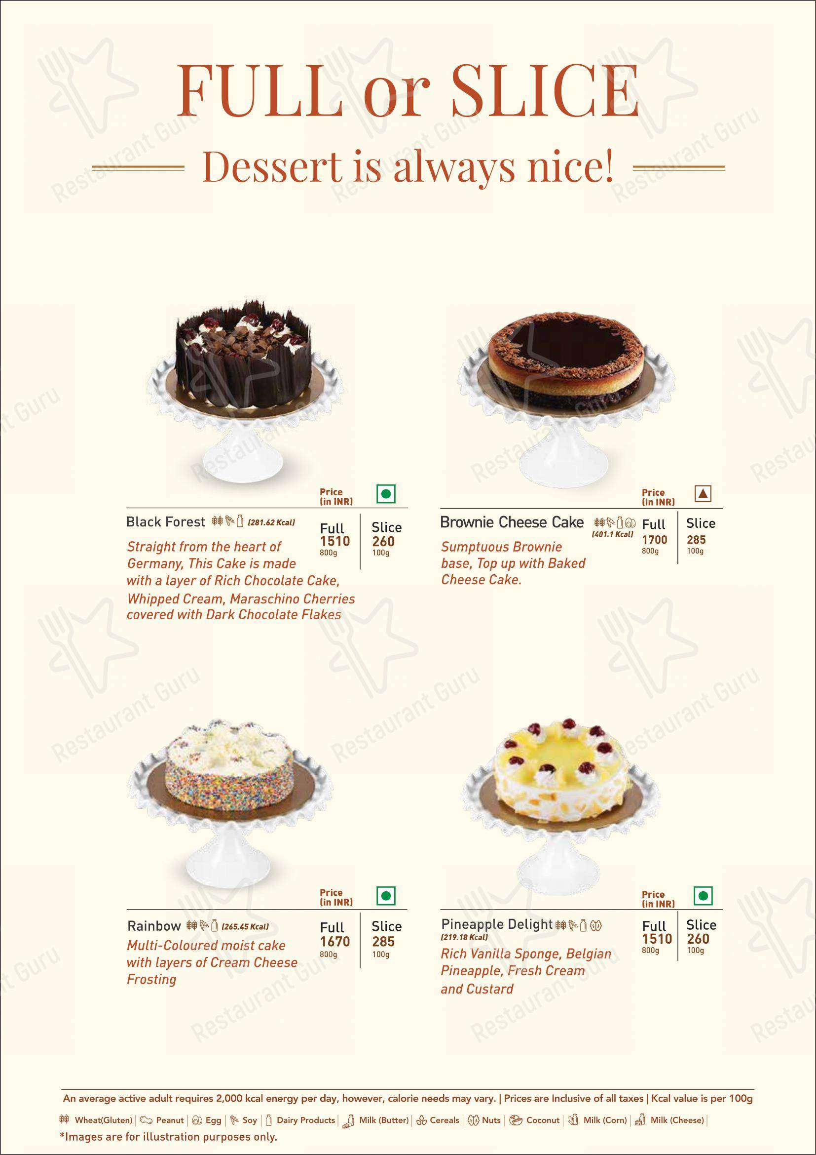 NIK BAKER'S - Menu bar