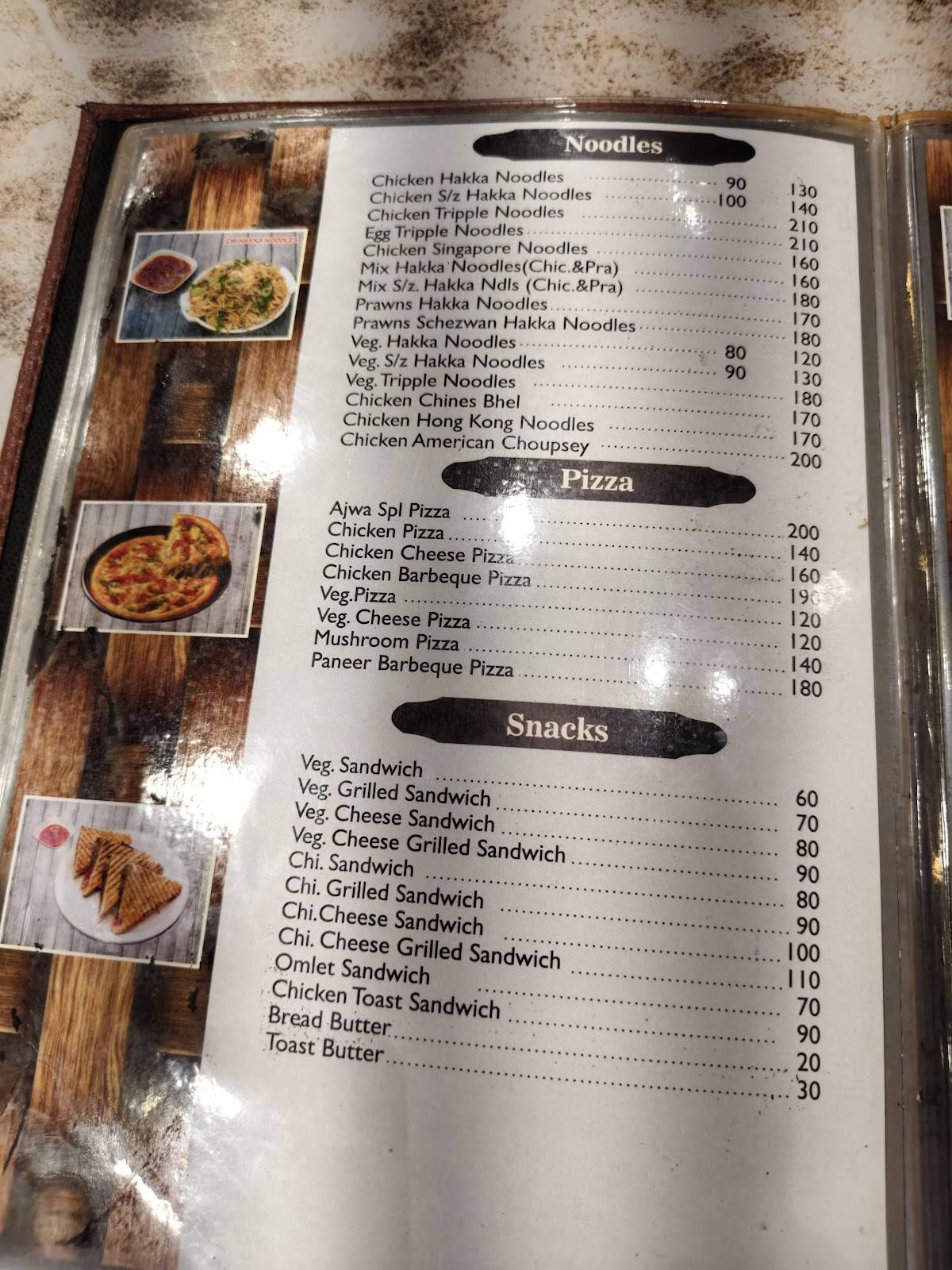 New Ajwa Family Restaurant menu