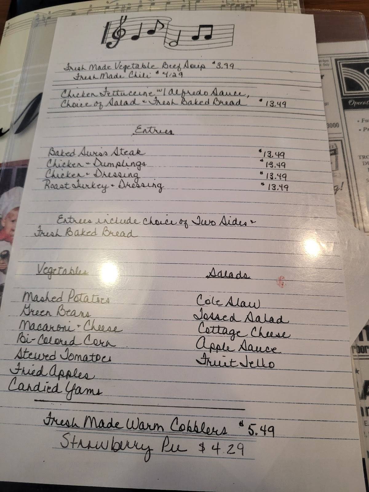 Menu at MelODee Restaurant & Catering, New Carlisle