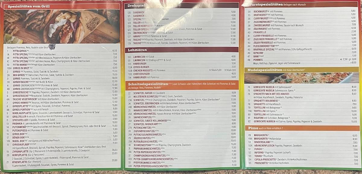 Speisekarte Von Nikolaus Grill Restaurant W rselen speisekarte-von-nikolaus-grill-restaurant-w-rselen