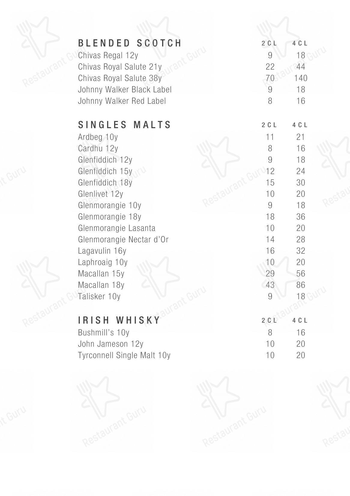 Menu per Nuts & Co Bar ristorante