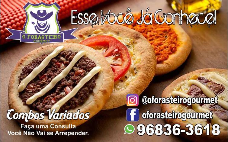 O forasteiro gourmet cardápio