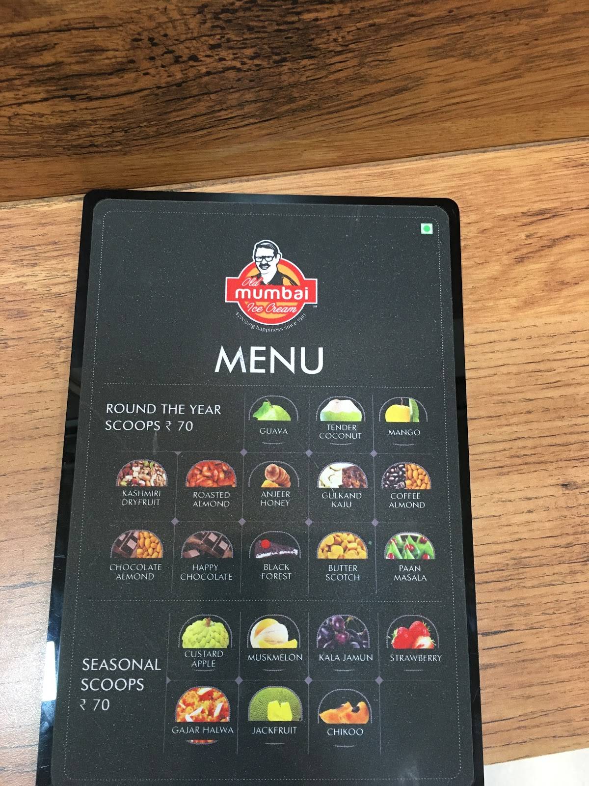 Old Mumbai Ice Cream-Karanjade menu