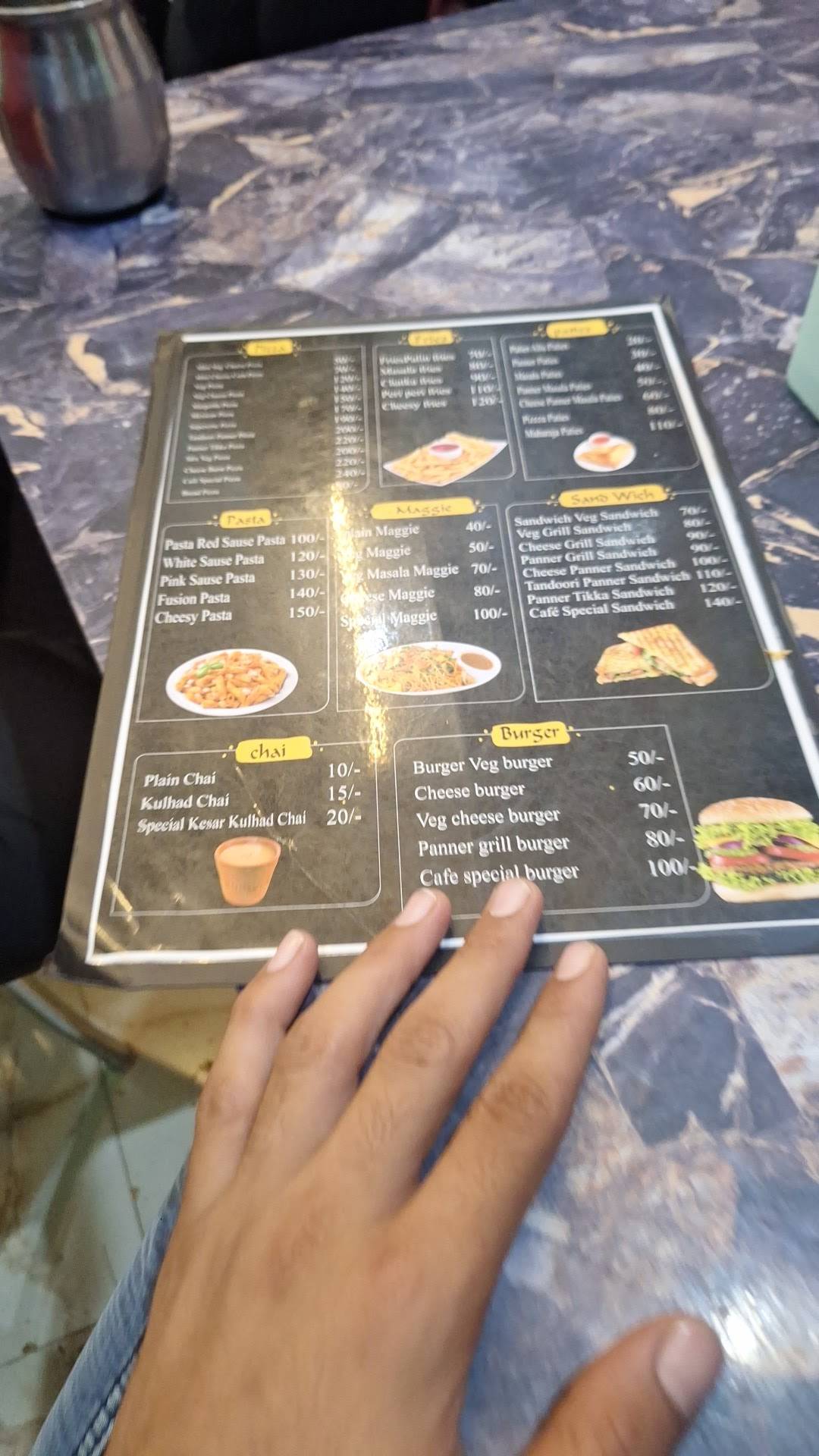 Omkarni Cafe menu