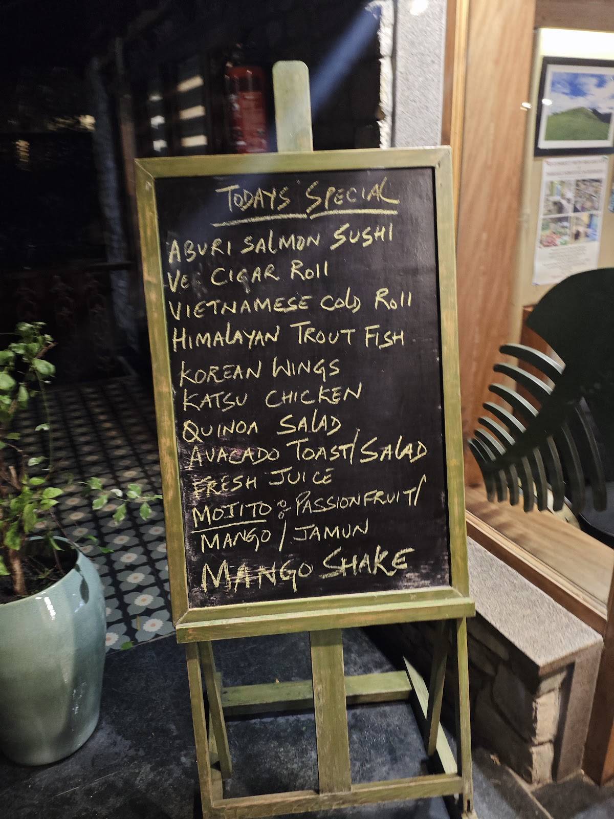 Orchard menu