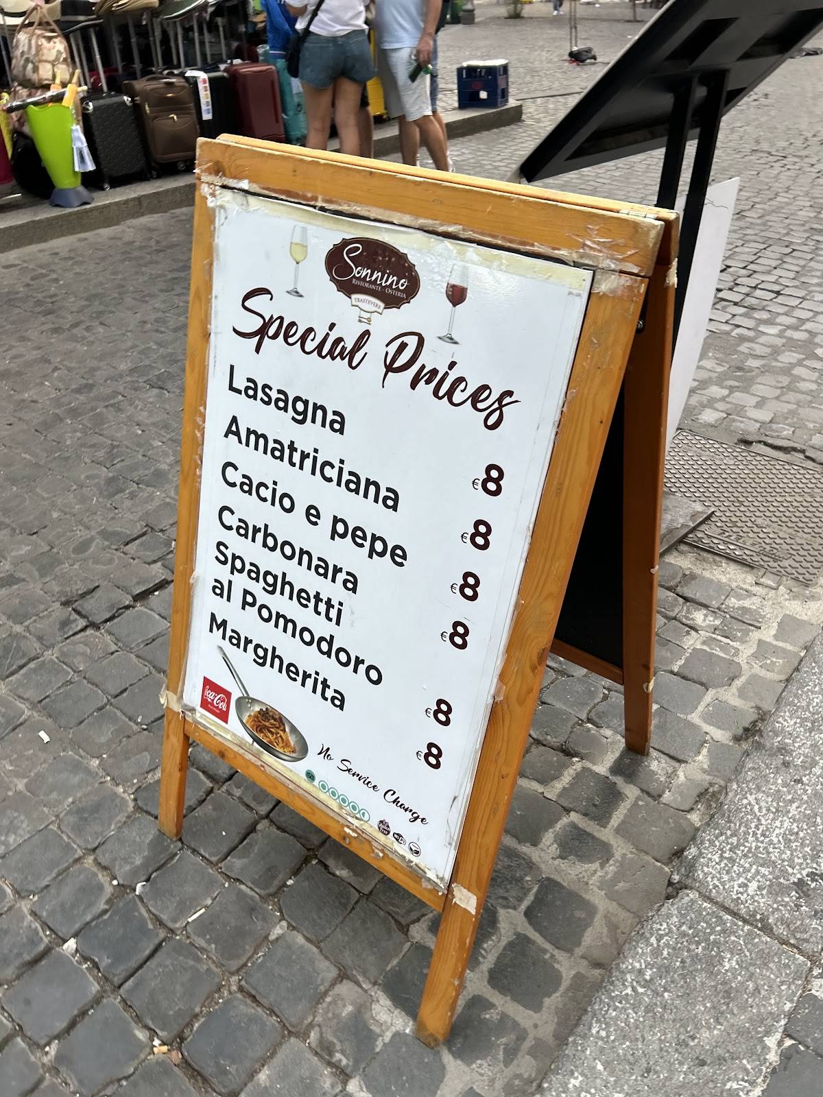 Menu di Osteria Sonnino 