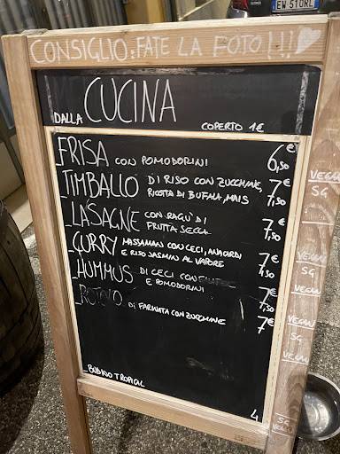 Menu di PASSO CARRAIO biobistrot - Ristorante con cucina salutare, anche vegetariana, vegana e senza glutine 