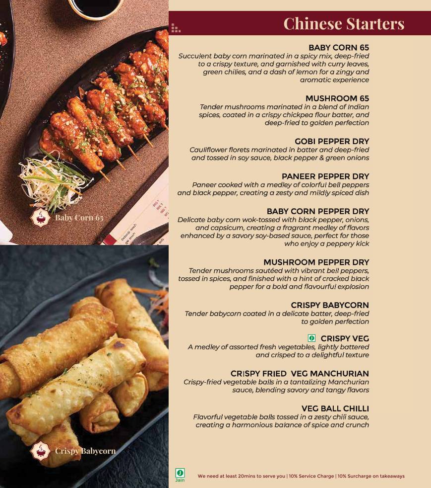 Paakashala @ MG Road Veg Restaurant in MG Road menu