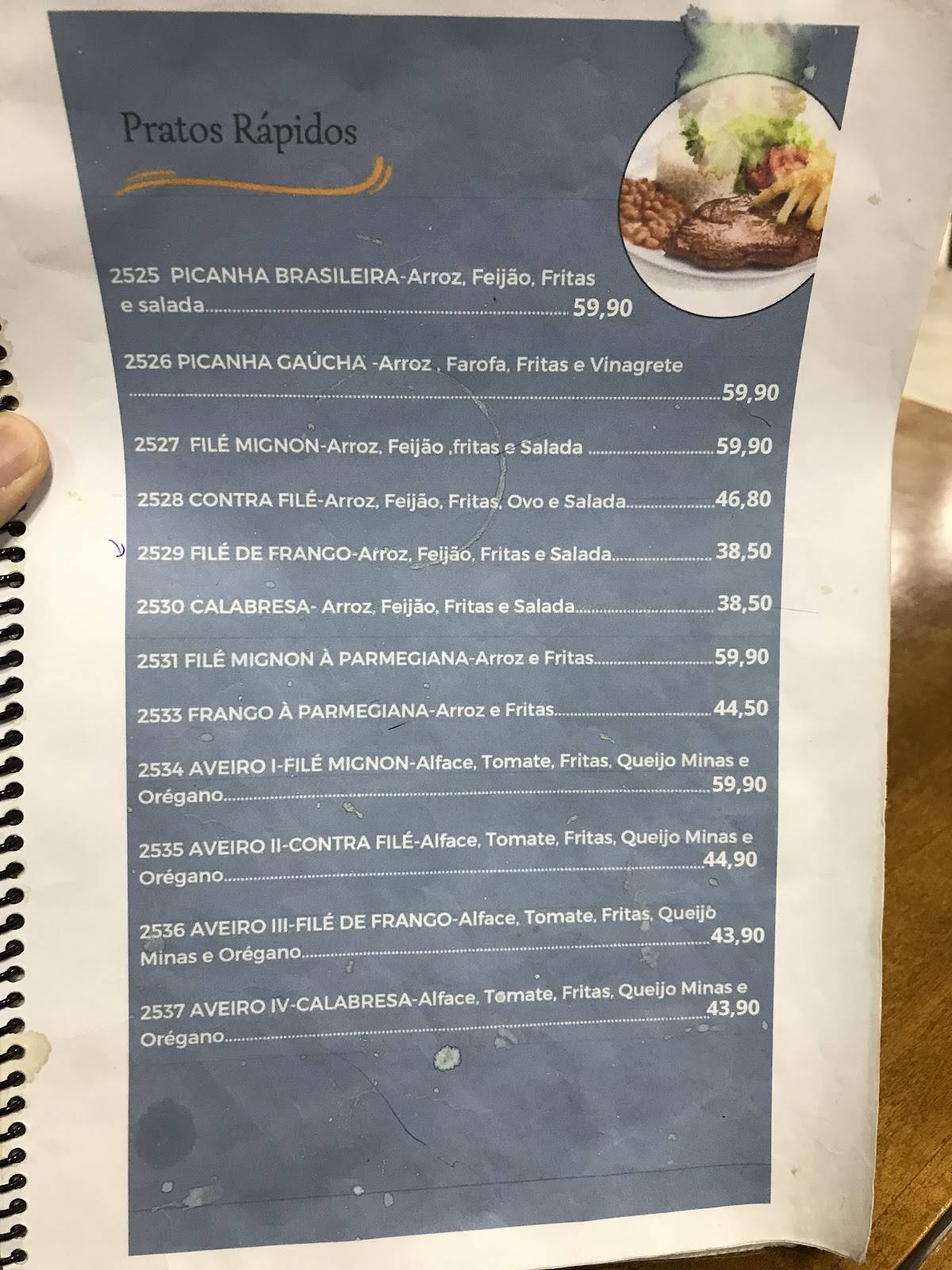 Padaria Ibéria cardápio