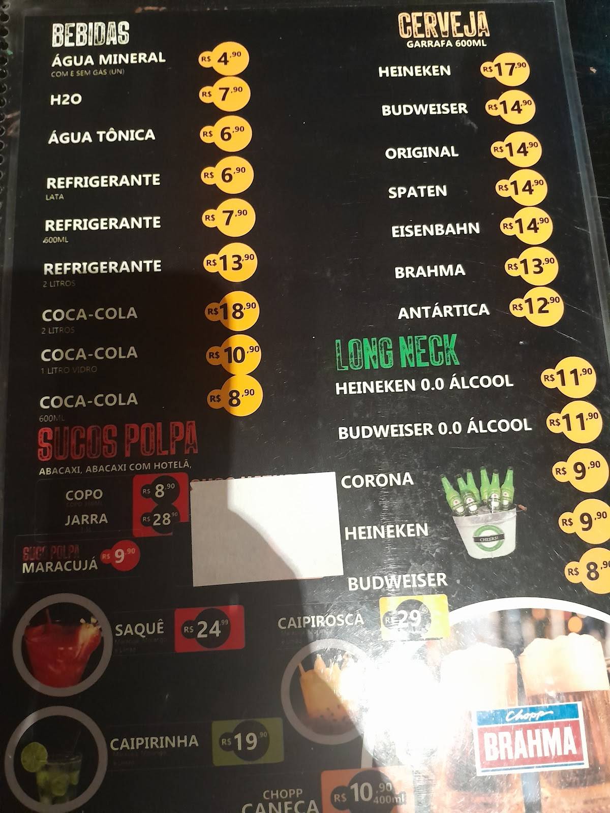 Pamavi Chapeados cardápio