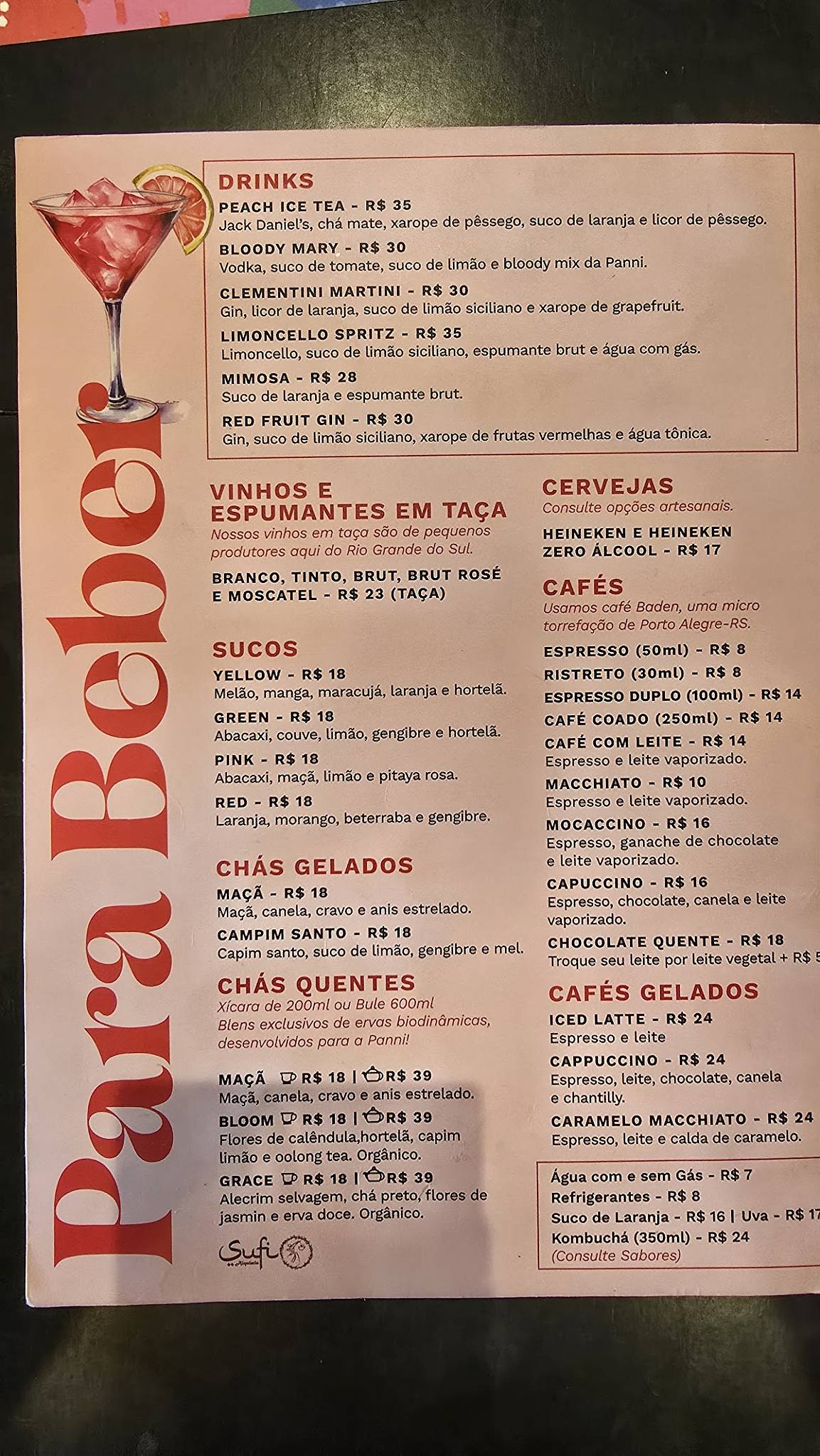 Panni - Padaria e Brunch em Gramado e Canela cardápio