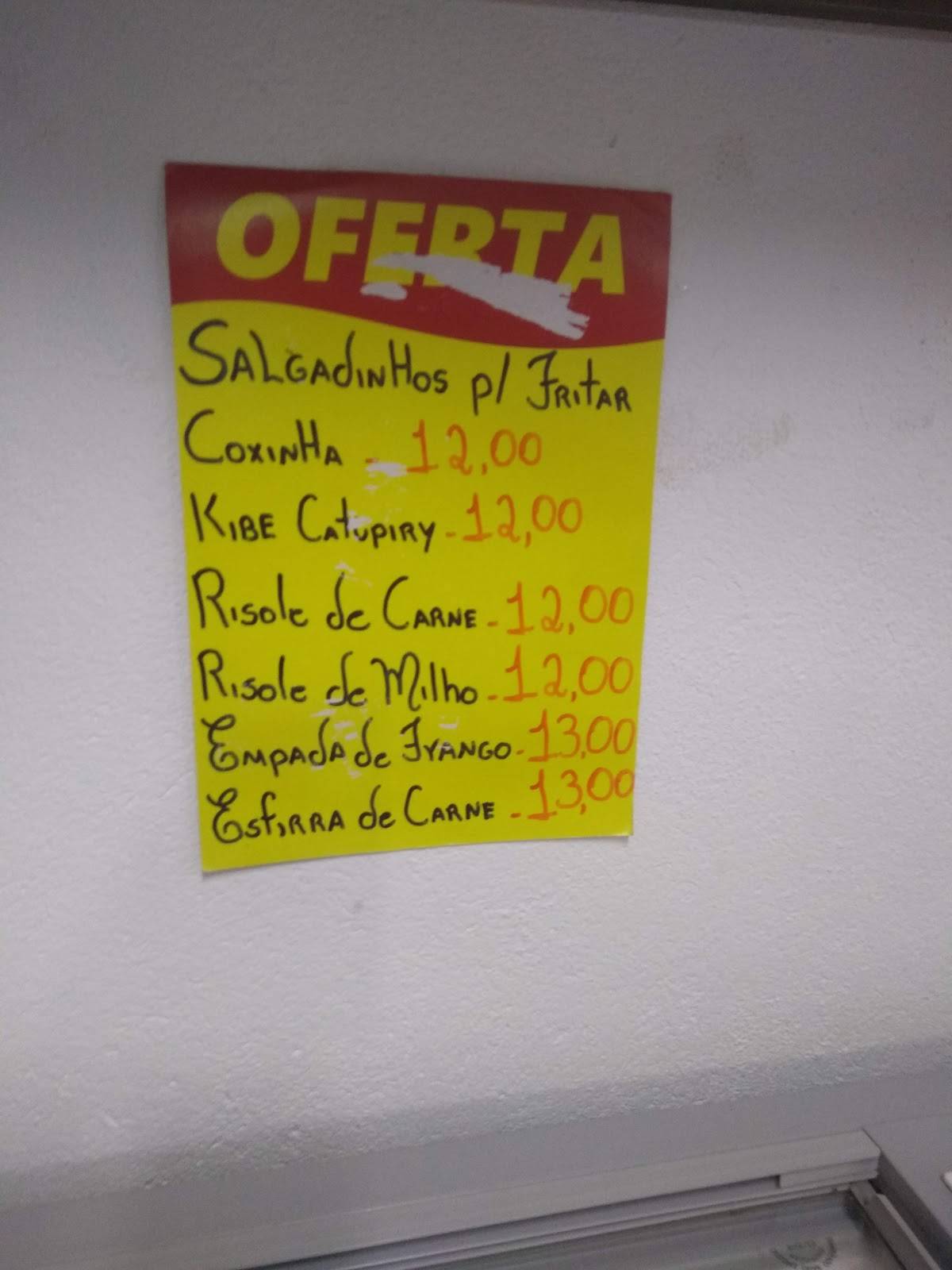 Pão de Goiás cardápio