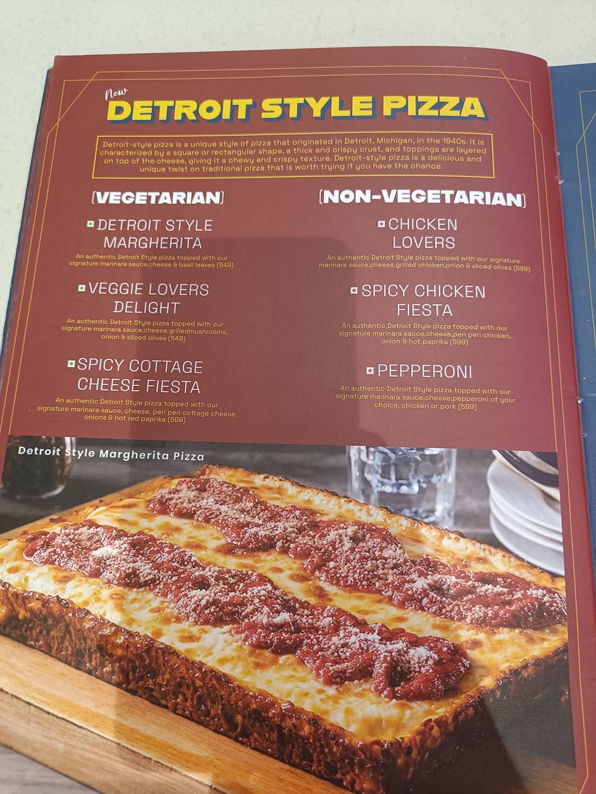 Paparizza - Pizzeria & Bar menu