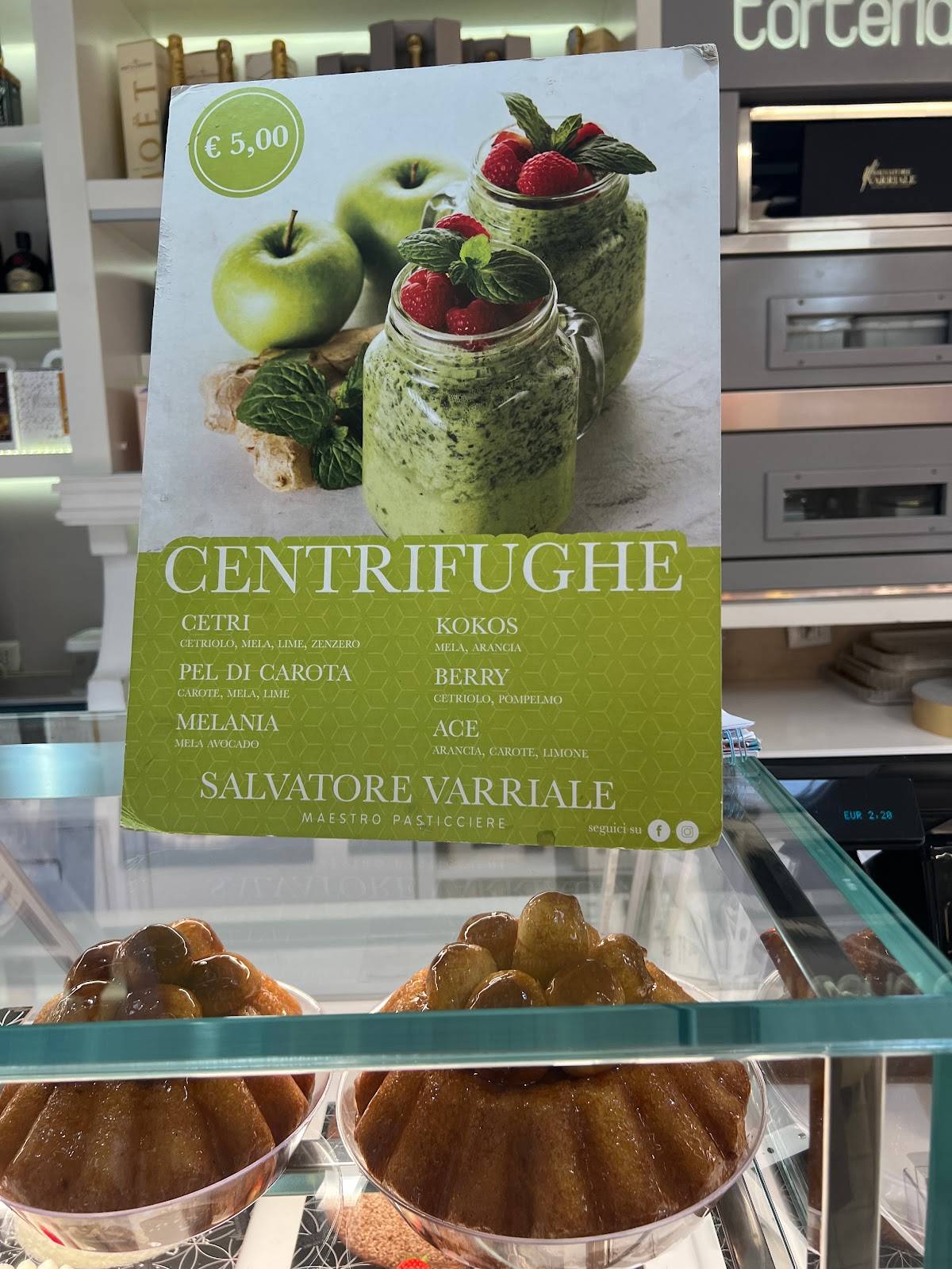 Menu di Pasticceria Salvatore Varriale 