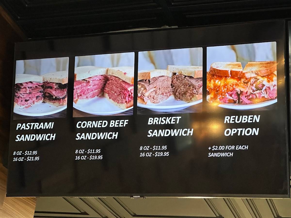 Menu at Pastrami Grill Bistro steakhouse, Garfield