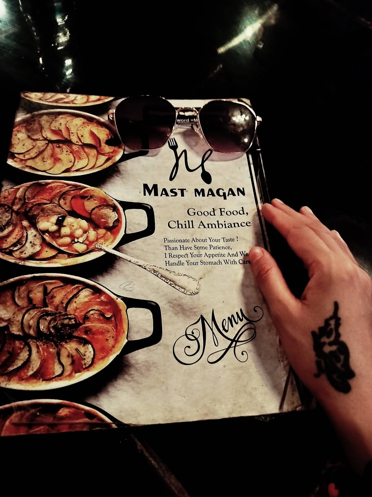 Mast Magan Family restro menu