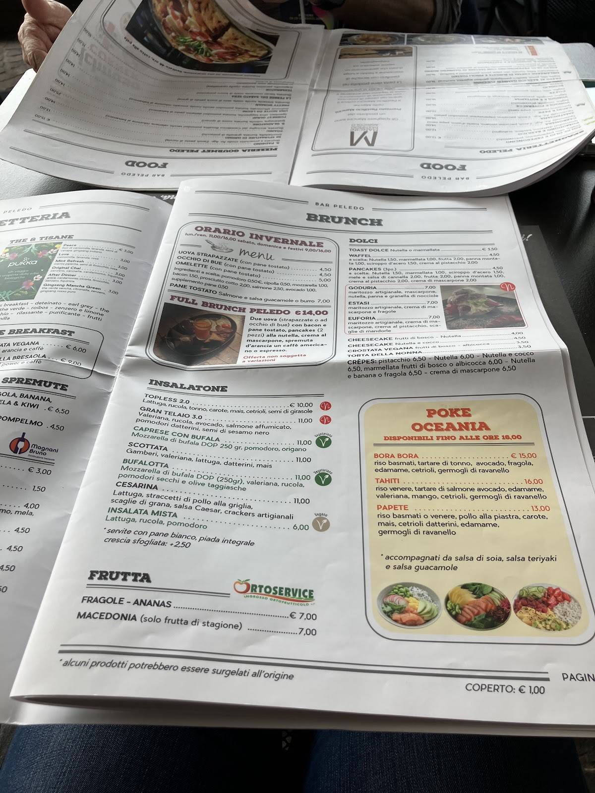 Menu di Peledo 
