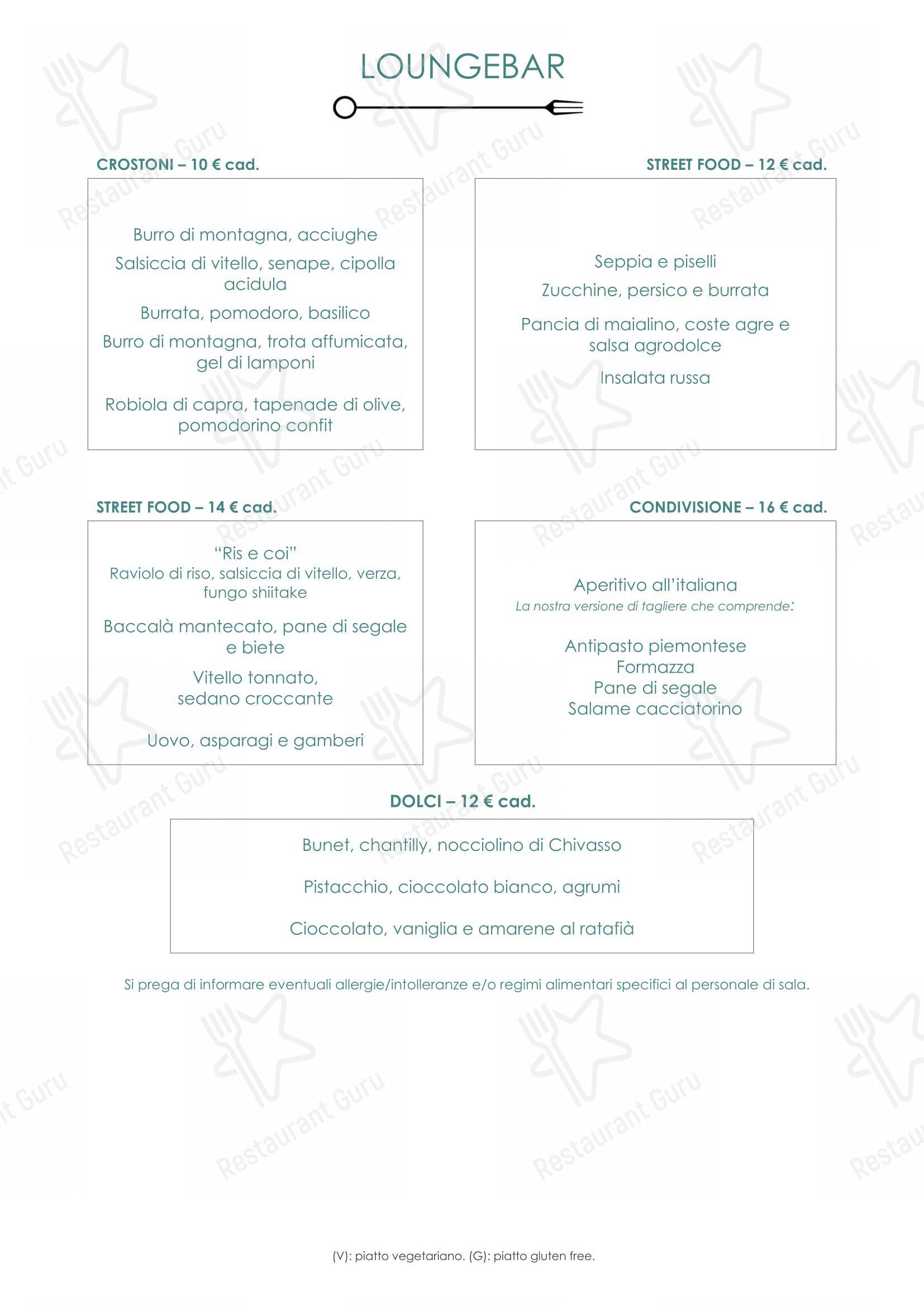 Lunch Menu per Piano35 Ristorante ristorante