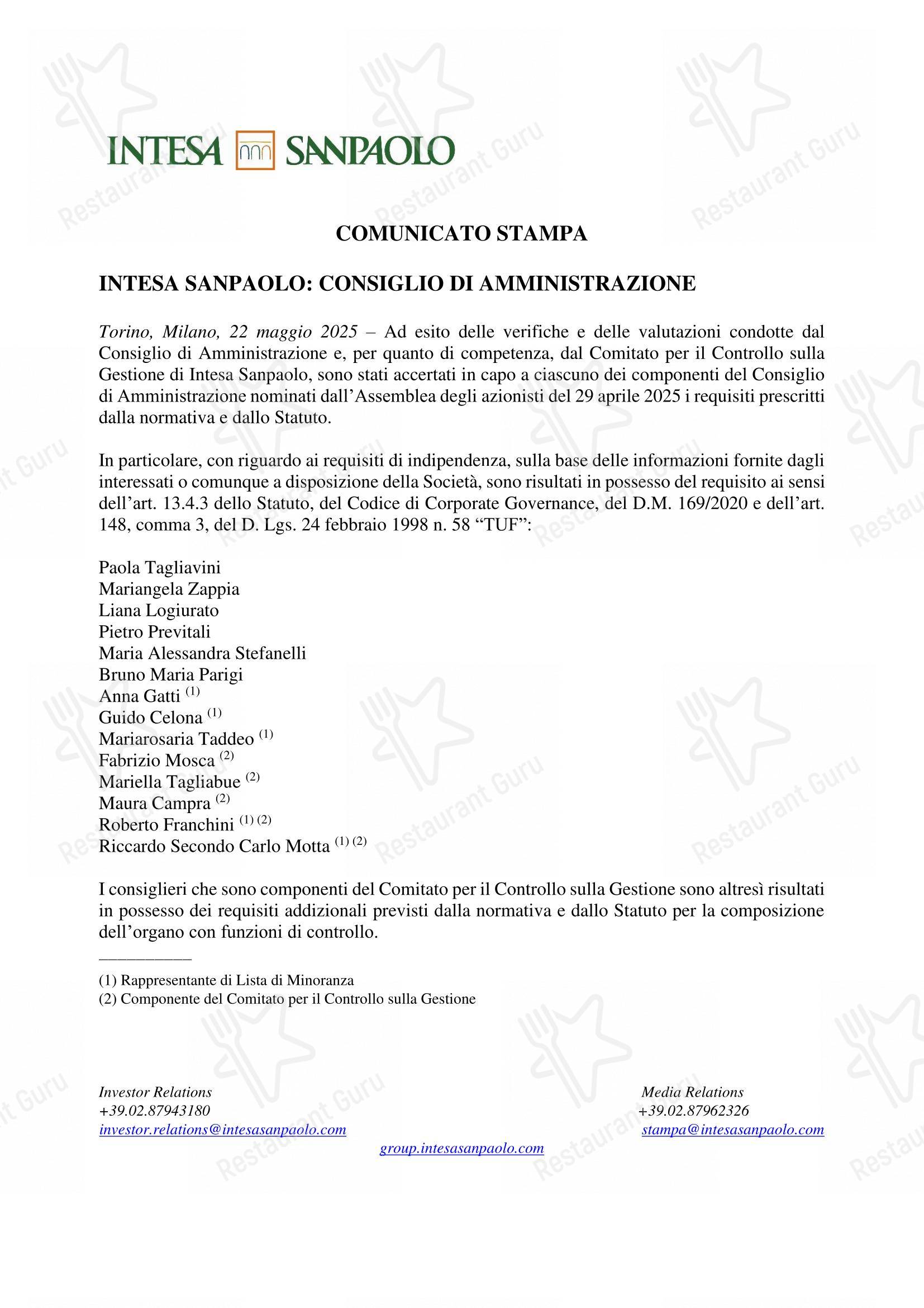 Piano35 Ristorante in Torino - Restaurant Menu
